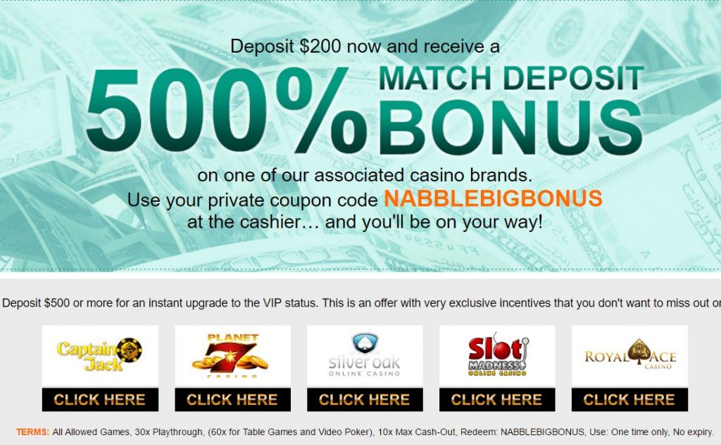 No deposit bonus codes for silver oak casino online